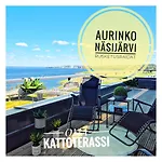 Penthouse-tasokas Moderni Kaupunki Huipulla -iso Jacuzzi Omalla Kattoterassilla - Aurinkotuolit Ja Aurinko Odottaa Sinua - Huikea Maisema- - 10 Hloe - Free Parking Tampere
