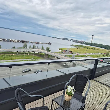 Apartament Penthouse Aurea Nordic Tasokas Moderni Kaupunki Tampereen Huipulla -iso Jacuzzi Omalla Kattoterassilla - Aurinkotuolit Ja Aurinko Odottaa Sinua - Huikea Maisema- - 10 Hloe -