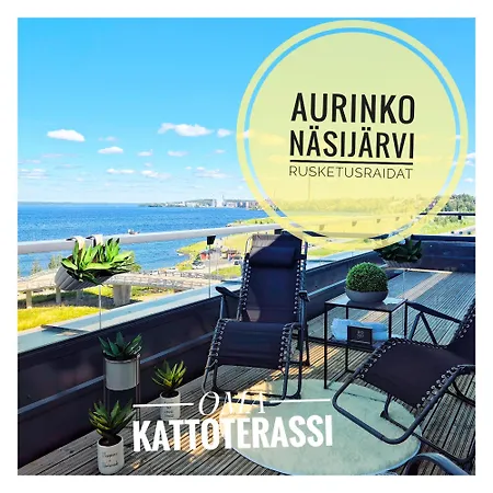 Penthouse-tasokas Moderni Kaupunki Huipulla -iso Jacuzzi Omalla Kattoterassilla - Aurinkotuolit Ja Aurinko Odottaa Sinua - Huikea Maisema- - 10 Hloe - Free Parking Tampere