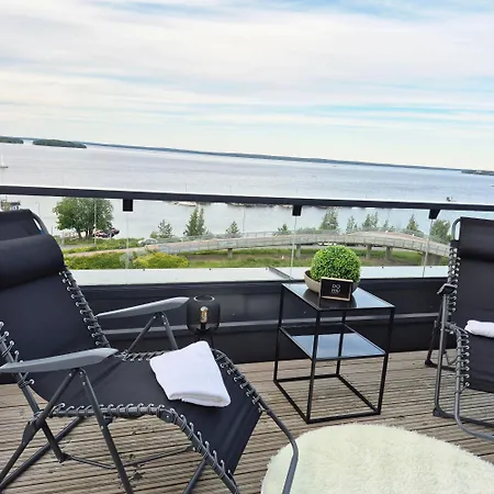 Penthouse Aurea Nordic Tasokas Moderni Kaupunki Tampereen Huipulla -iso Jacuzzi Omalla Kattoterassilla - Aurinkotuolit Ja Aurinko Odottaa Sinua - Huikea Maisema- - 10 Hloe - Apartamento