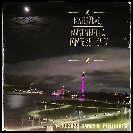 Penthouse Aurea Nordic Tasokas Moderni Kaupunki Tampereen Huipulla -iso Jacuzzi Omalla Kattoterassilla - Aurinkotuolit Ja Aurinko Odottaa Sinua - Huikea Maisema- - 10 Hloe - * Tampere