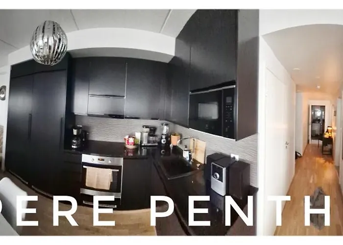 Penthouse-tasokas Moderni Kaupunki Huipulla -iso Jacuzzi Omalla Kattoterassilla - Aurinkotuolit Ja Aurinko Odottaa Sinua - Huikea Maisema- - 10 Hloe - Free Parking *